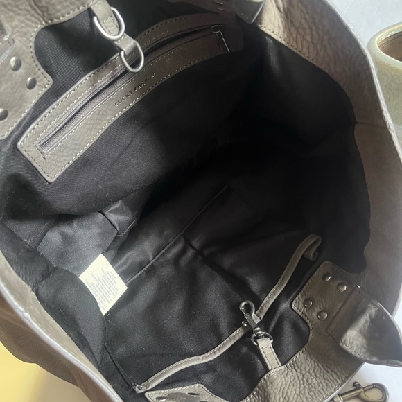 LUCKY BRAND slouchy leather hobo tote w/crossbody strap - Picture 5 of 11